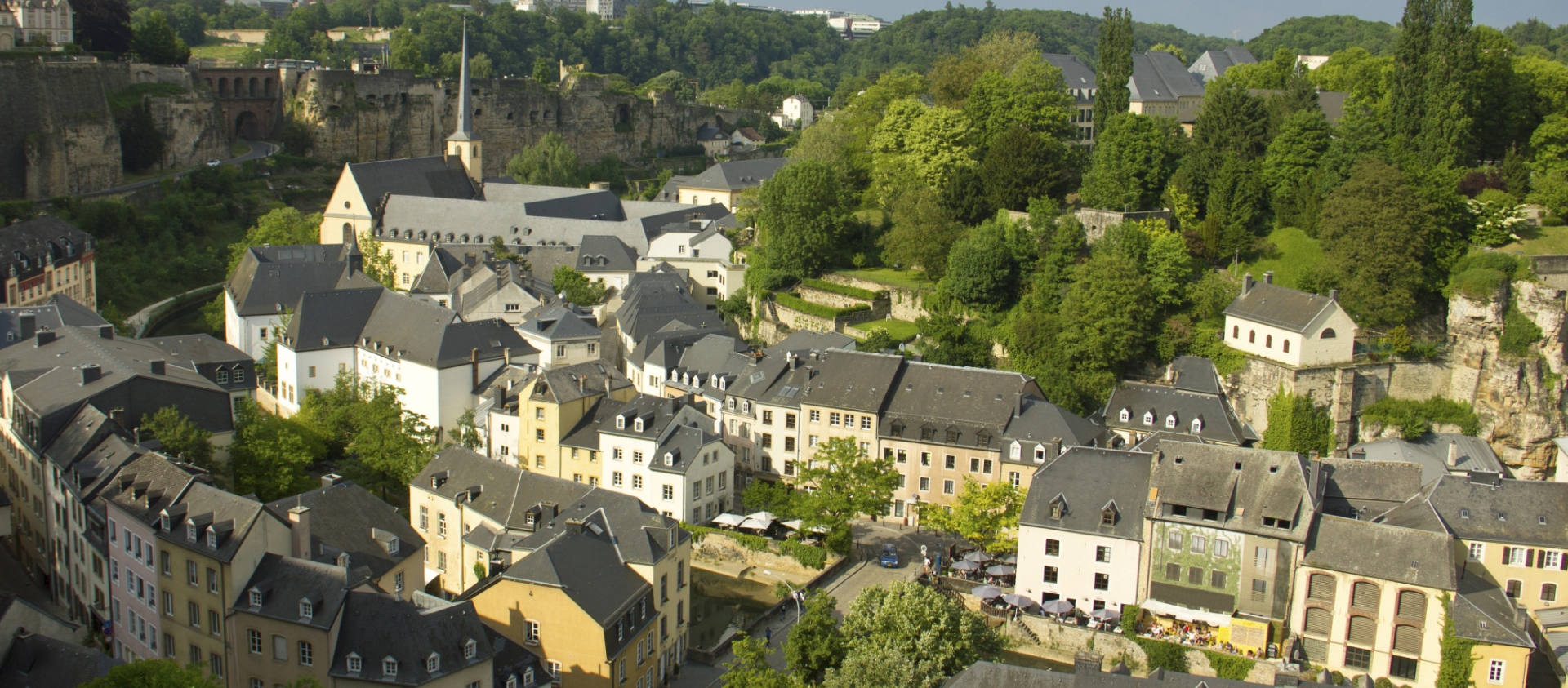 Luxembourg city financial district