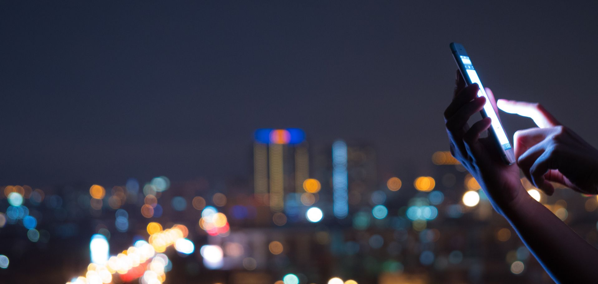 night city lights