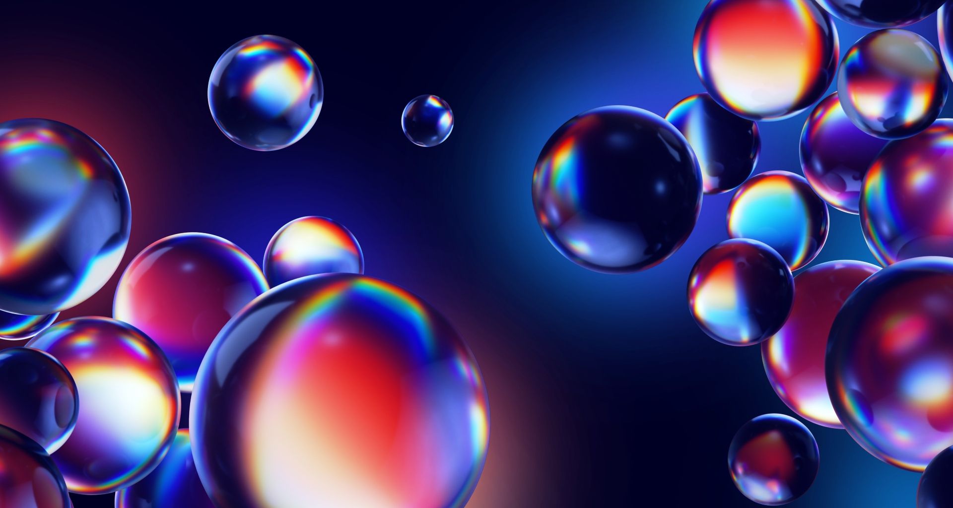 colorful bubbles, lifeciences