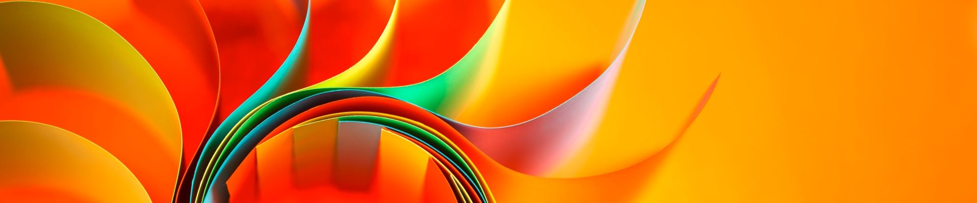 Stock of colourful papers