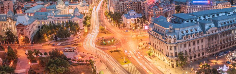 Panoramic view of Bucharest