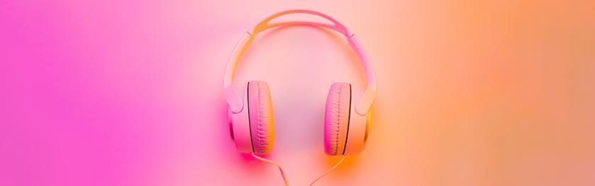 colorful headphones