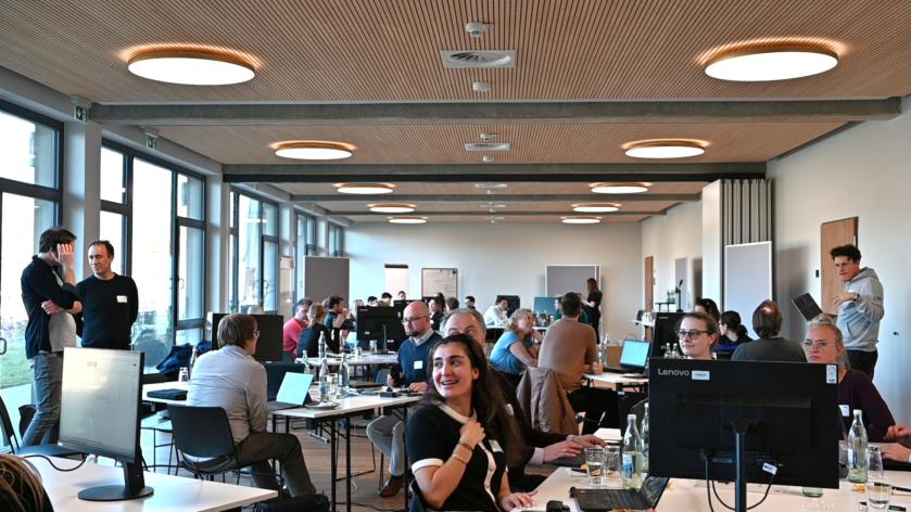 Foto aus dem AI Camp Workshop.