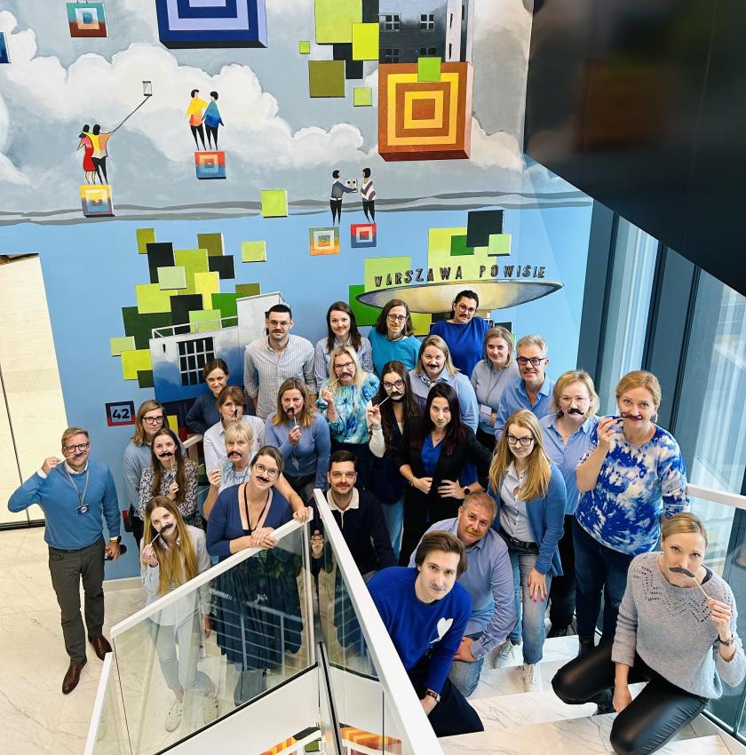 Movember at the Warsaw office