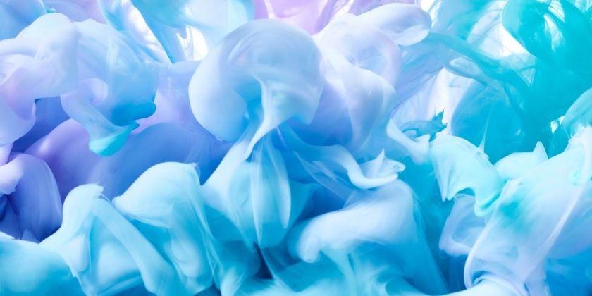 Ink in water abstract background - 840 x 420