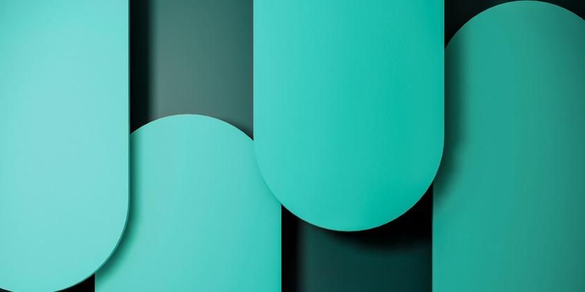 Green curve abstract 840x420