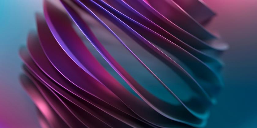 Abstract purple wave background