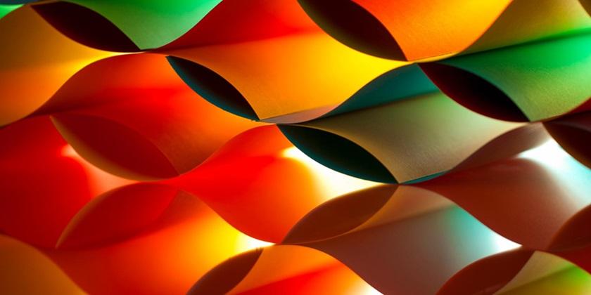 Orange and yellow origami 840x420