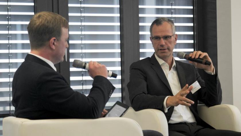 Peter Schwierz, electirve.net; Dr. Carl Friedrich Eckhardt,&nbsp;BMW (v.l.n.r.)