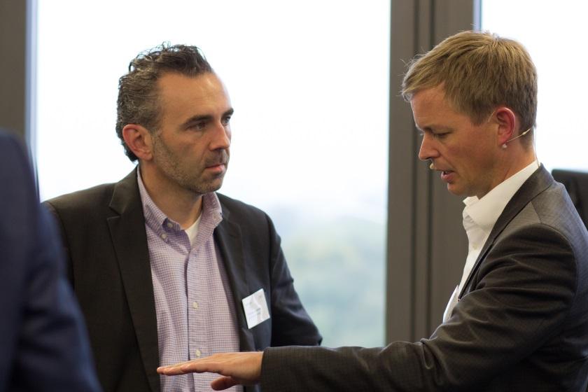 Thomas Jarzombek, Sprecher der CDU/CSU Bundestagsfraktion f&uuml;r Digitale Agenda und Vorsitzender der CDU D&uuml;sseldorf, Dr. Tobias Miethaner