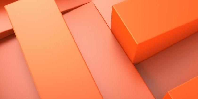  orange template for graphic design illustration 3d rendering 840 x 420