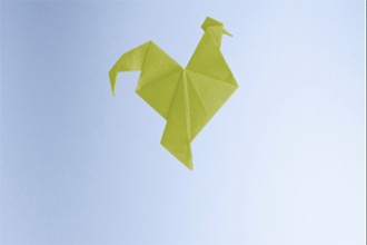 action publique origami coq 330x220