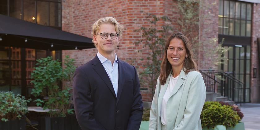 Sander pettersen and Thea Killengreen from CMS Kluge