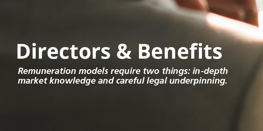 Remuneration models require two things: in-depth market knowledge and careful legal underpinning.