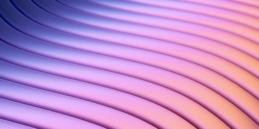 Abstract purple wave