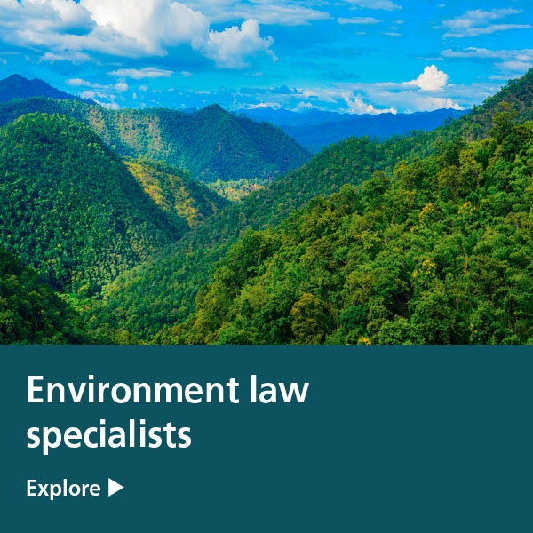 environment law specialists tile - green forest