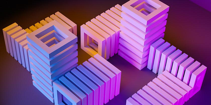 Colourful cubes
