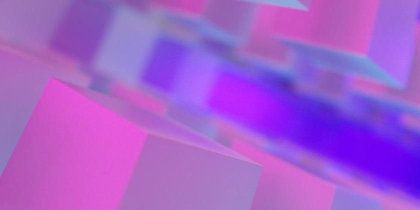 Pink cubes 2 840x420