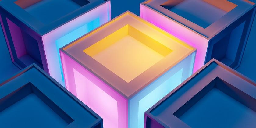 Pink cube