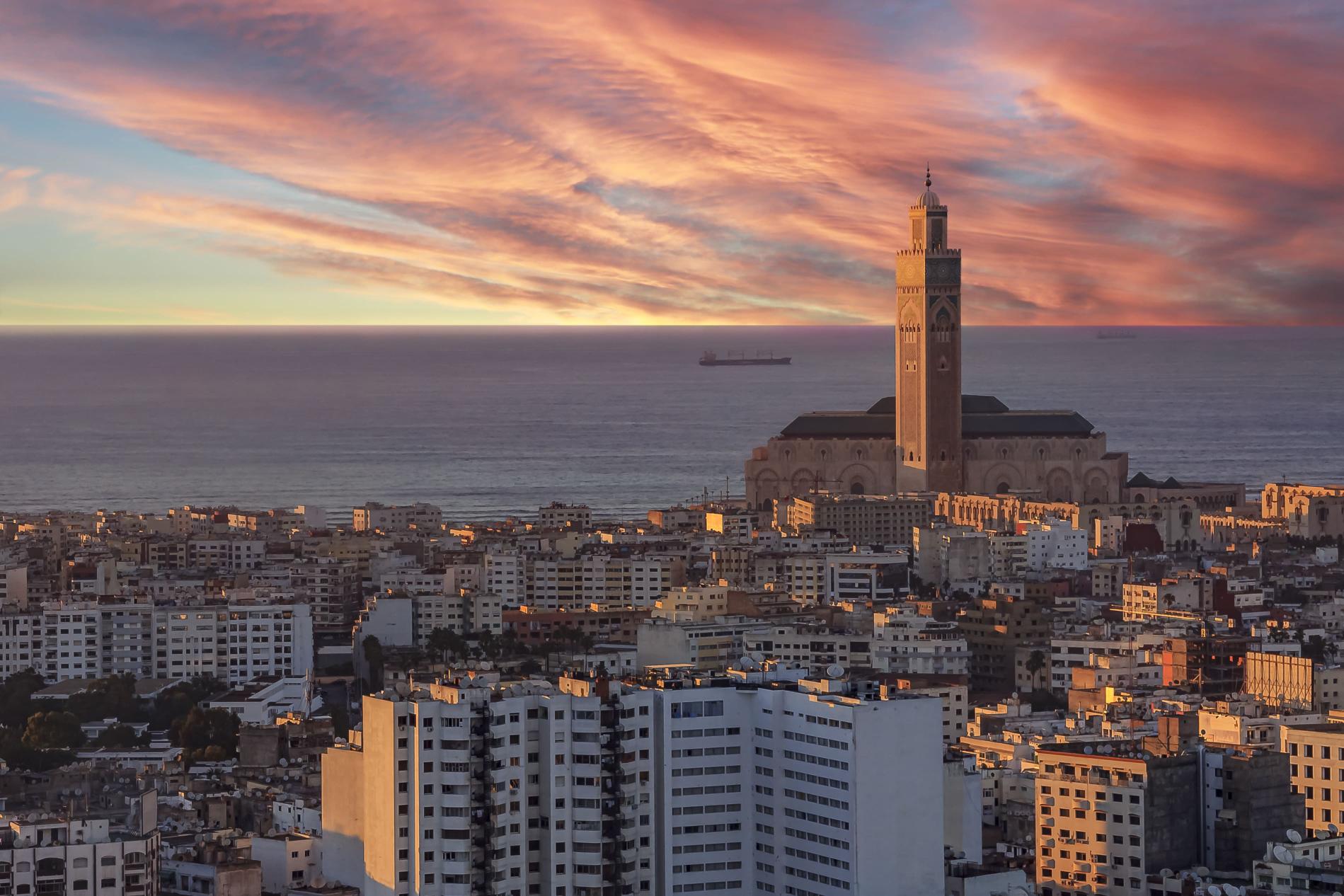 Vue panoramique de Casablanca