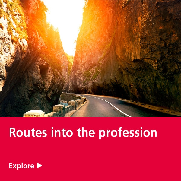 routes into the profession tile