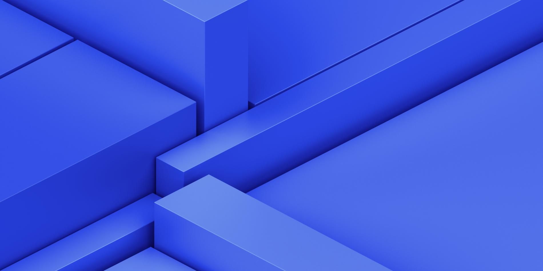 abstract blue shapes