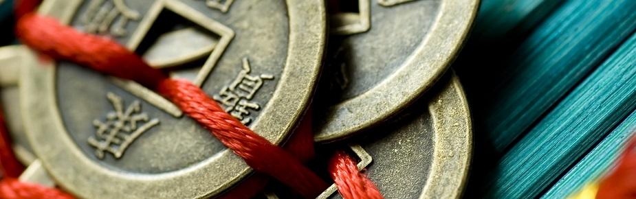 Chinese lucky coins