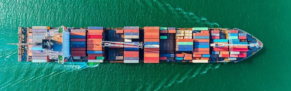 cargo ship on water