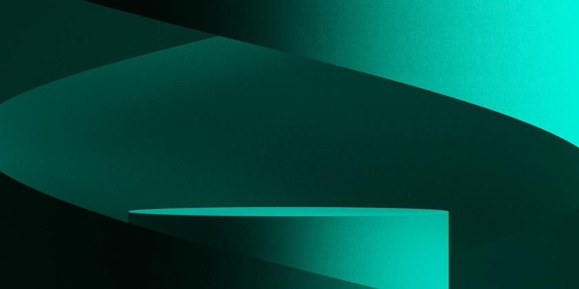 Green abstract background 840x420
