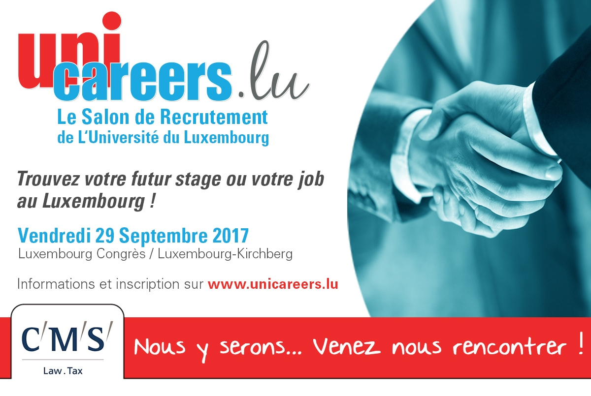 Unicareers flyer 2017 - CMS Luxembourg