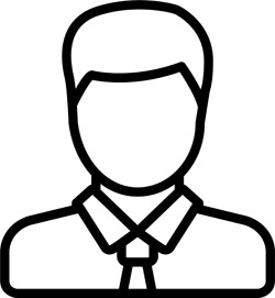 Pictogram of a man