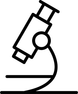 Pictogram of a microscope