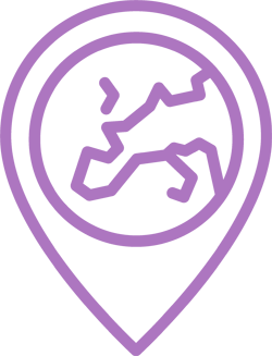 pictogram purple europe