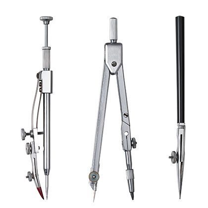 metal compass tool set 