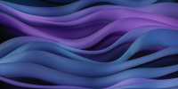 Purple and blue wave pattern