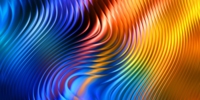 Colorful wavy wallpaper