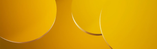 yellow background with 3d circles