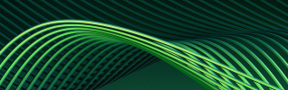 Abstract green wave design