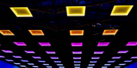 Ceiling-Colourfull lights