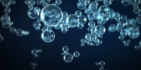 Water liquid Molecule Abstract background