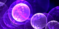 Violet bubbles
