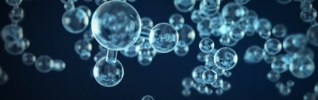 Water liquid Molecule Abstract background