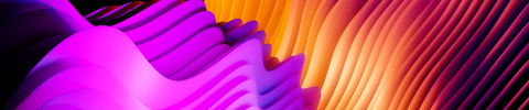 abstract purple and orange waves