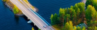 Bridge over water