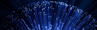 Blue fibre optics