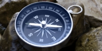 blue compass