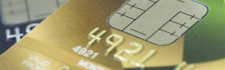 Gold bankcard microchip