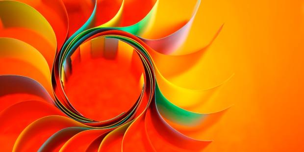 Colourful papers