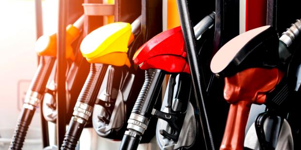 colorful fuel gasoline dispenser