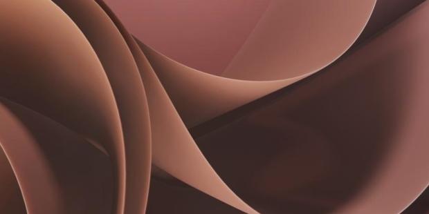 Abstract fluid 3d render of geometry
